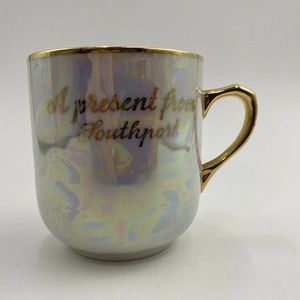 Pretty Lustre Cup Vintage Mug Czechoslovakia